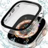 För Apple Smart Watches Ultra 8 Series 49 mm 1,99 tums skärm blandad färg Trådlös laddning Silicagel Fashion Watch Screen Case