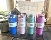 30 oz stanly araba kupaları saman fincan ısı koruma çift basit paslanmaz çelik büyük kapasiteli su şişeleri erkek ve kız öğrenciler için