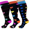 Herrstrumpor Komprimering Varicos Vener Knee High Sock Anti Trötthetsmärta Relief Sportrs Ven Stöd Strumpa Travel Plus Size