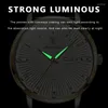 Wristwatches Luxury Business Men's Watches Ultra Thin Waterproof Luminous Date&Week Stainless Steel Men Watch Quartz Male Clock Gift