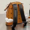 Designer-backpack väska kvinnor handväska bruna ryggsäckar mode bokväskor klassisk solid färg resor skolväska