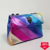 Kurt Geiger Sac Rainbow Femmes Sac à main Jointing Colorful Cross Body Patchwo