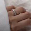 Anéis de casamento AnuJewel 3mm 2-3ct D Color Wedding Band Ring 925 Sterling Silver Band Anéis de noivado para mulheres231118