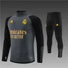 2023-2024 Madrids Tracksuit Training Suit Vini Jr Bellingham 23/24 Real Long Sleeves Men Kids Football Sportswear Chandal Futbol Surtetement Storlek XXL 10 14 18