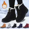 Boots Women Winter Boots Ladies Snow Boots Lace Up Ankle Boots Female Non Slip Plush Fur Shoes Keep Warm Ankle Botas Plus Size 35-43 231118