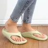 Ve Sole Kadın Erkekler Kalın Flip Flops Comwarm Yaz Yoga Mat Açık Plaj Thang Sandaletler Duş Slip Olmayan Yumuşak Terlik 230419 827