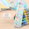 Pockets Art Paint Brushes Case Roll Up Pen Holder Canvas Pouch Bag