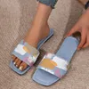 Slippers Flat With Solid Shallow Women's Shoes On Sale 2023 Fashion Summer Basic Mixed Color Large Size Chinelo