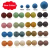 Teethers Toys 20Pcs Grey Bule Coffe Blush Oatmeal Silicone Beads 15mm Baby Chewable Teething DIY Round Loose Ball For Bracelet Wholesale 231118