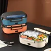 Dinnerware Sets 4/5-Grid Electric Lunch Box Heater Portable Heated For Home Car Work Offices No Need To Add Water