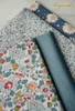 Tecido 145x50cm cinza azul pequeno pequeno algodão fino de algodão, fábrica de pippo, fazendo vestido de vestido de verão pano 230419