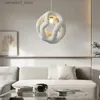 Taklampor wabi-sabi ny designstil pendelljus vardagsrum hem sovrum matsal harts av high-end inomhus hängande led belysning fixturer q231120