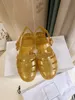 Jelly Sandals Designer Women Fashion Outwear Pantofole da spiaggia estive Sandali con lettere in gomma Taglia 35-40