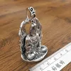Pendentif Colliers NY Avalokitesvara en trois dimensions Grande Miséricorde Bodhisattva Chaîne de pull vintage à six caractères