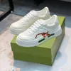 Designer-Sneakers Doppelschuhe Bedruckte geprägte Schuhe Herren Damen Trainer Tiger White Biscuit Shoe Platform Leather Sneaker