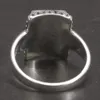 Обручальные кольца Твердое серебро 925 пробы Кольца Люцифера с черным ониксом Натуральный камень Заявление ручной работы Кольцо ТВ-шоу Jewelry231118