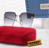 Дизайнерские солнцезащитные очки для женщин Мужские солнцезащитные очки Модные уличные вневременные очки в классическом стиле с коробкой смешанного цвета Ретро унисекс очки gg Солнцезащитные очки