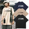 T-shirts pour hommes 2023 WTAPS caché T-shirt imprimé lettre exclusive coton lourd japonais T-shirt ample à manches courtes TX913