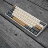 키보드 키보드 MK61 미니 백라이트 RGB 게임 기계 키보드 게이머 60 % DIY CUSTIM PBT KEYCAP HOTSBAP USB PC 호환 선형 스위치