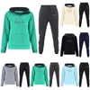 Dames tweedelige broek Broeksets voor dames 2 stuks Herfst Winter Fleece Liefde Print Casual Sport Hoodie Set Jurken Bruiloftsgast