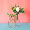 Vases Vase de plantes hydroponiques Simple et élégant Art Artisanat Idée créative Verre transparent