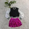 Work Dresses Autumn And Winter Women's Products Selling Long-sleeved Cardigan Fashion Temperament Street Talent Short Skirt Suit.