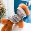 Vêtements pour chiens Veste chaude Coupe-vent Plus épais Hiver Chat Polaire Vêtements pour animaux de compagnie Vêtements avec trou de laisse pour petits et moyens