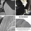 Bilstol täcker Universal Full Set Fashion Styling Auto Accessories JDM eller Tire Track Design Car Seat Cover för Toyota Hilux Q231120