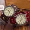 Relógios de pulso relógios mulheres relógio de moda 2023 couro vintage homens quartzo relógio de pulso zegarek damski reloj mujerrelogio feminino