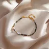 Bracelets porte-bonheur Bracelet de perles baroques géométriques pour femmes, bracelets de conception originale à la mode, vente en gros d'accessoires de bijoux