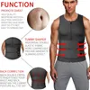 Taille Tummy Shaper Hommes Taille Formateur Sauna Gilet Fitness Corset Abdomen Minceur Corps Shaper Ventre Réduisant Shapewear Brûler Graisse Chemise Tondeuse Ceinture 231120