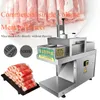 Desktop gefrorene Fleischschneidemaschine für Hammelbrötchen Rindfleisch -Roll -Slicer -Maschine