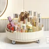 Коробки для хранения Поворотный стол Органайзер для макияжа Продукт по уходу за кожей Универсальная круглая косметическая стойка 360 градусов для кистей