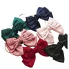 Forcine per capelli Big Bows boutique Lolita forcine per ragazze in raso da donna 3 strati grandi accessori per la testa dell'arco A7321