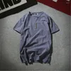 Camisetas masculinas ZY236 133 Material de algodão de verão manga curta