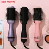 Fers à lisser 3 en 1 brosse à air sèche-cheveux en une étape bigoudi à ions négatifs Styler brosse à lisser les cheveux paresseux brosse professionnelle sèche-cheveux 231120