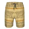 Shorts masculinos Mens Swimwear Nadar Tronco Curto Lótus Egípcio Beach Board Natação Surfing