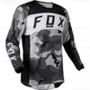 Men's t Shirt 2023 New Style Endura Shift Raudax Fox Youth Mx Motocross Jerseys Bike Cycling Motorcycle Dh Racing Bicycle Jersey