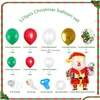 Decorações de Natal Festa de Natal Balões Árvore Conjunto de Látex Papai Noel Balão Verde Guirlanda Pilar Decoração Casa Ano Novo Drop D Dhamq