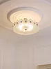 Lampadari 2023 Lampada da soffitto in vetro in stile francese per soggiorno Camera da letto Studio Tetto per la casa Moda Lampadario a LED di lusso moderno