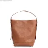 Schulter Bveneta Taschen Tote Klassische Dame Tasche Kapazität Bottegaas 2023 Mode Gewebt Weiches Leder Ein Eimer Zwei Stück Abdeckung Große Handheld Crossbody WPVV