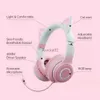 Auricolari per telefoni cellulari Cuffie per orecchie di gatto Auricolari Bluetooth senza fili Caschi pieghevoli stereo Cuffie da gioco Cuffie over-ear per PC Android ios YQ231120