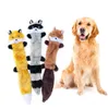 Cão Squeaky Brinquedo de Pelúcia Bonito Animal Raccoon Forma Pet Mastigar Brinquedos para Cães Acessórios para Cães Mordida Resistente Som Pet Mastigar Toy5016008