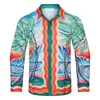 Summer designer men casablanca shirt Hawaii Casual Shirts men women shirt printing pattern button size M-3XL