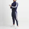 Survêtements pour hommes 2023 Transfrontalier européen et américain Printemps Automne Sports de loisirs Ensemble avec impression pour les jeunes Col debout 231118