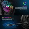 Cell Phone Earphones Colorful Head-mounted Gaming Headset Compatible Headphone For Switch/for /pc Gaming Headset Noise Reduction Usb For /5 YQ231120