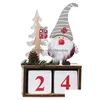 Kerstversiering Creatieve Kalender Vrolijke Kerstversiering Dennenappel Houten Ornamenten Voor Thuis Kerst Nieuwjaar Geschenken Drop Dhlkt