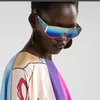Designer Sunglass Women Fashion One piece Fashion Men L031 occhiali da sole