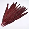 Autres fournitures de fête d'événement 20pcslot Lake Blue Pheasant Tail Plumes pour l'artisanat 1012inch DIY Teint Plumes naturelles Accueil Bijoux Décorations de mariage 231118