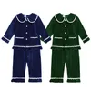 Pyjamas Bébé Garçons Fille Velours Pyjamas De Noël Ensemble À Manches Longues Boutonné Hauts Et Pantalons Vêtements De Nuit Enfants Vêtements De Nuit Vêtements De Détente Ensemble 231120